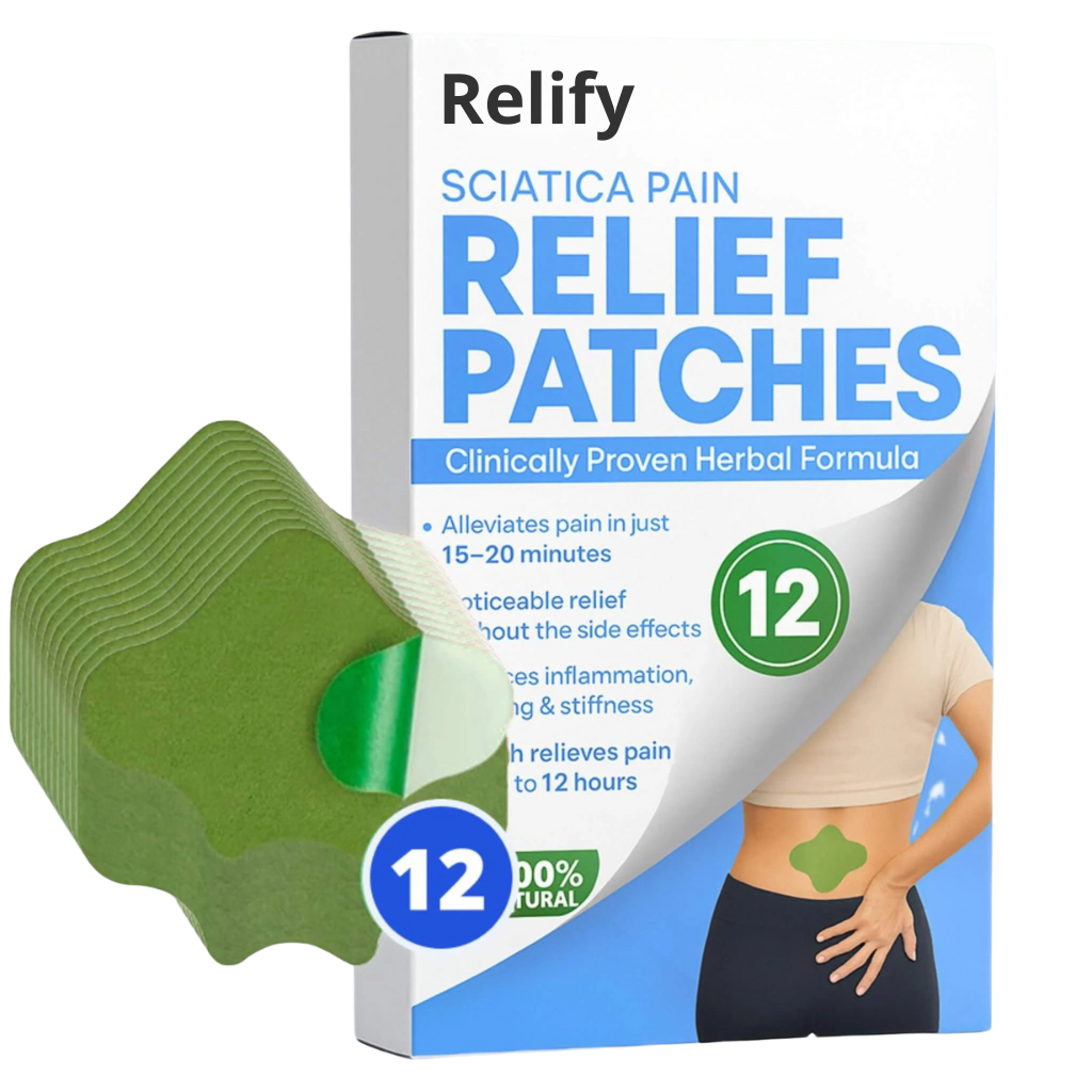 12x Back Pain Relief Patches